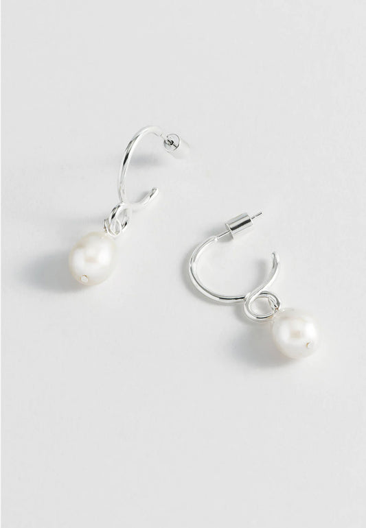 Twist Pear Drop Earring
