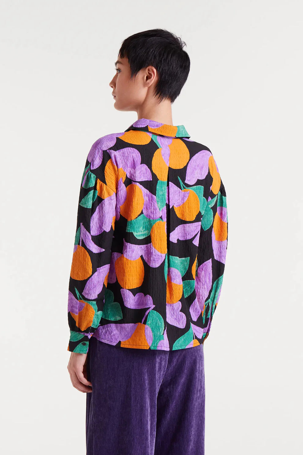 Seersucker Apricot Shirt