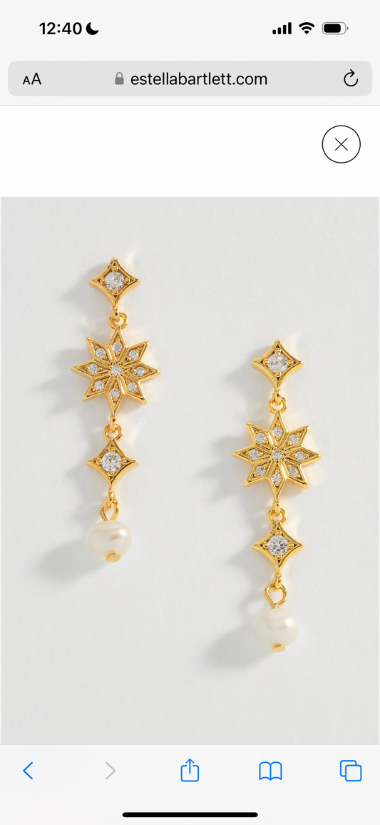Star and Pearl Drop