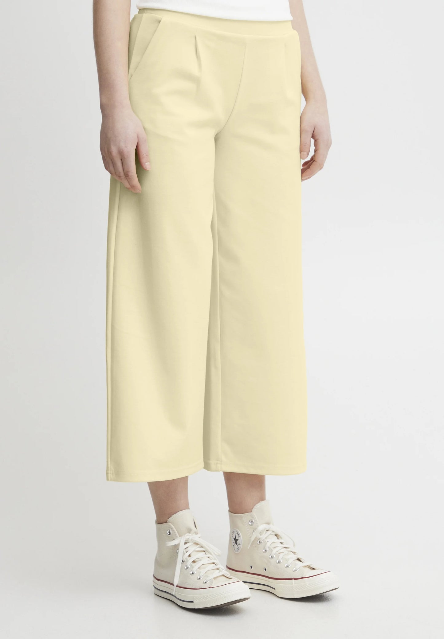 Kate Cropped Pants Vanilla