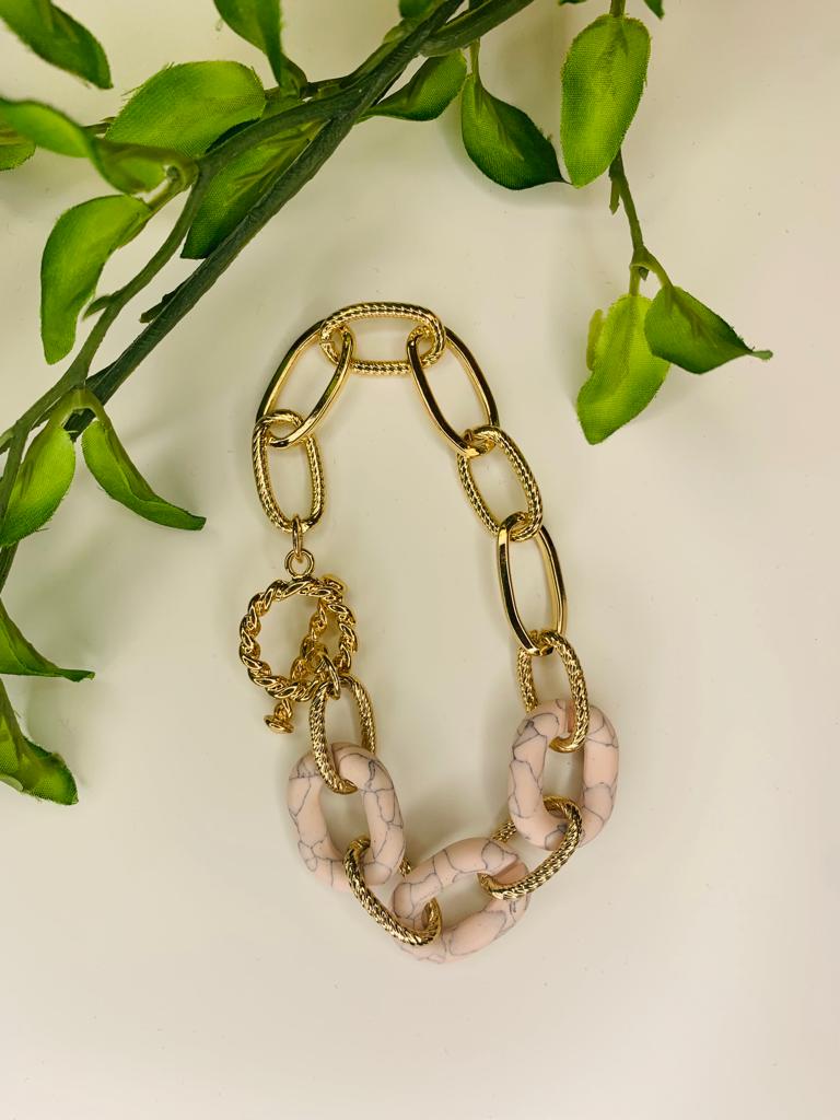 Leda bracelet pink - Rogue Boutique UK