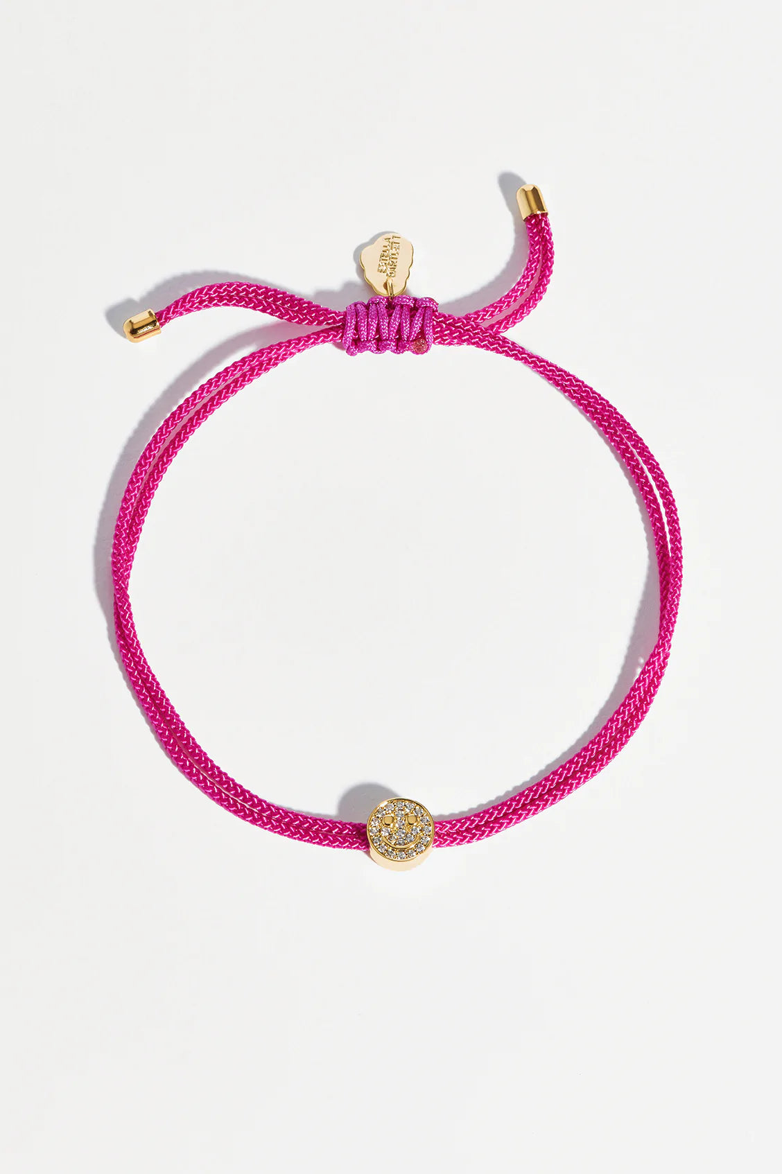 Pave Smile Friendship Bracelet