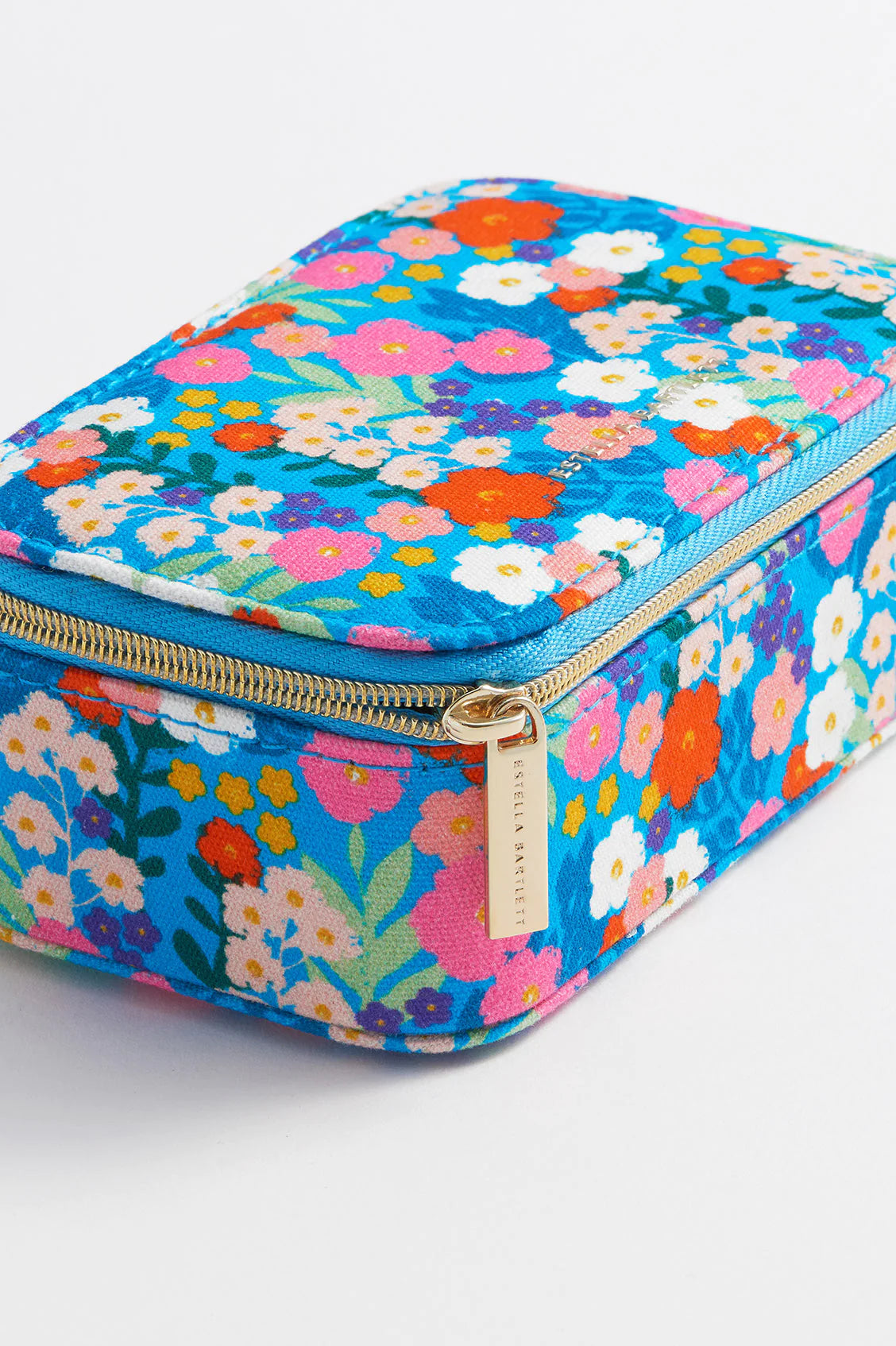 Blue Floral Jewellery Box