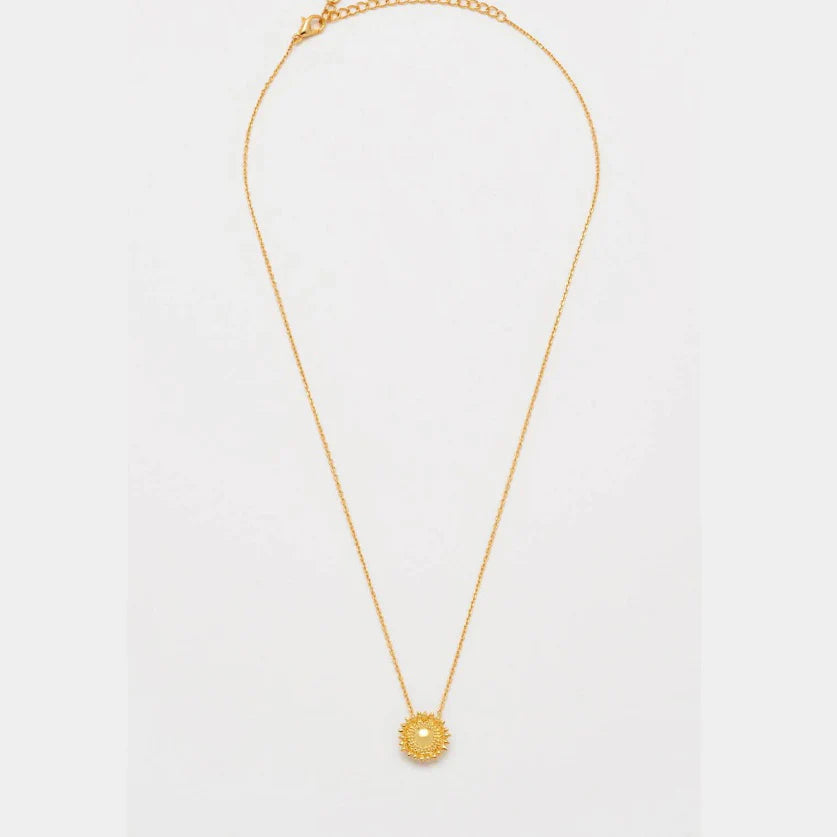 Sunflower Pendant Necklace