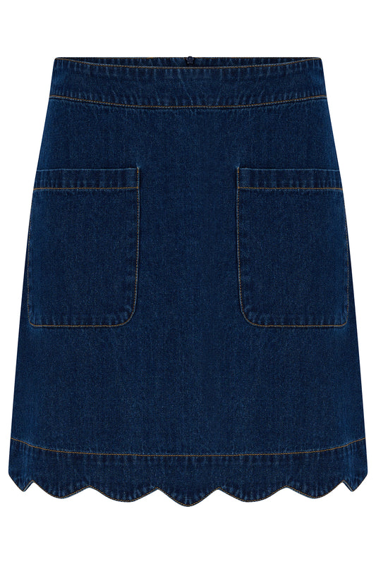 Vayda Scalloped Skirt