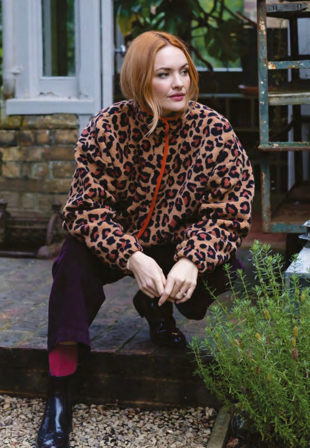 Remi Leopard Fleece