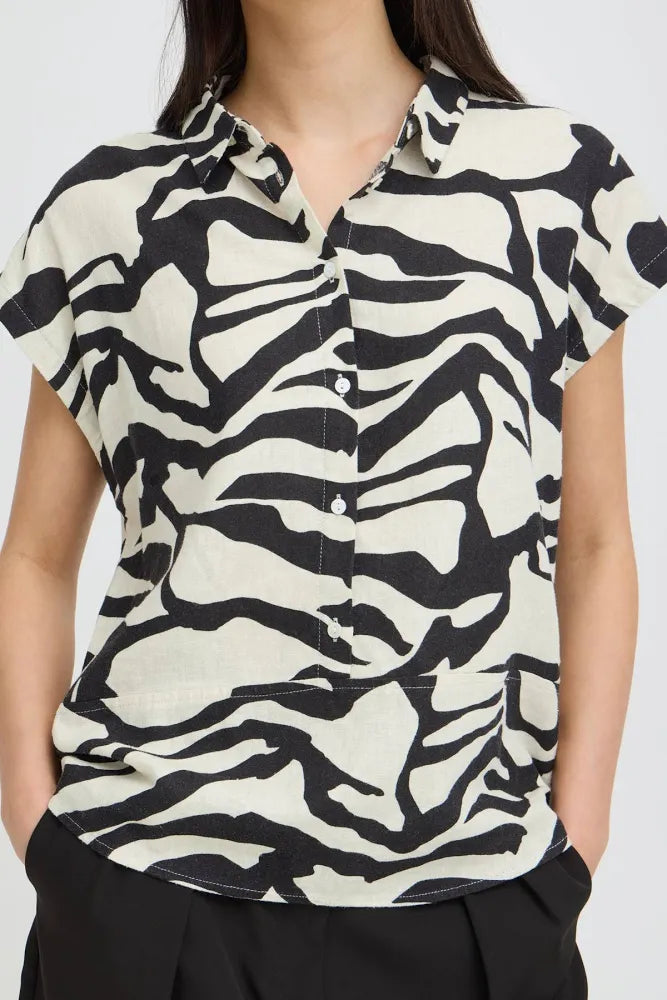 Linno Shirt Animal Print