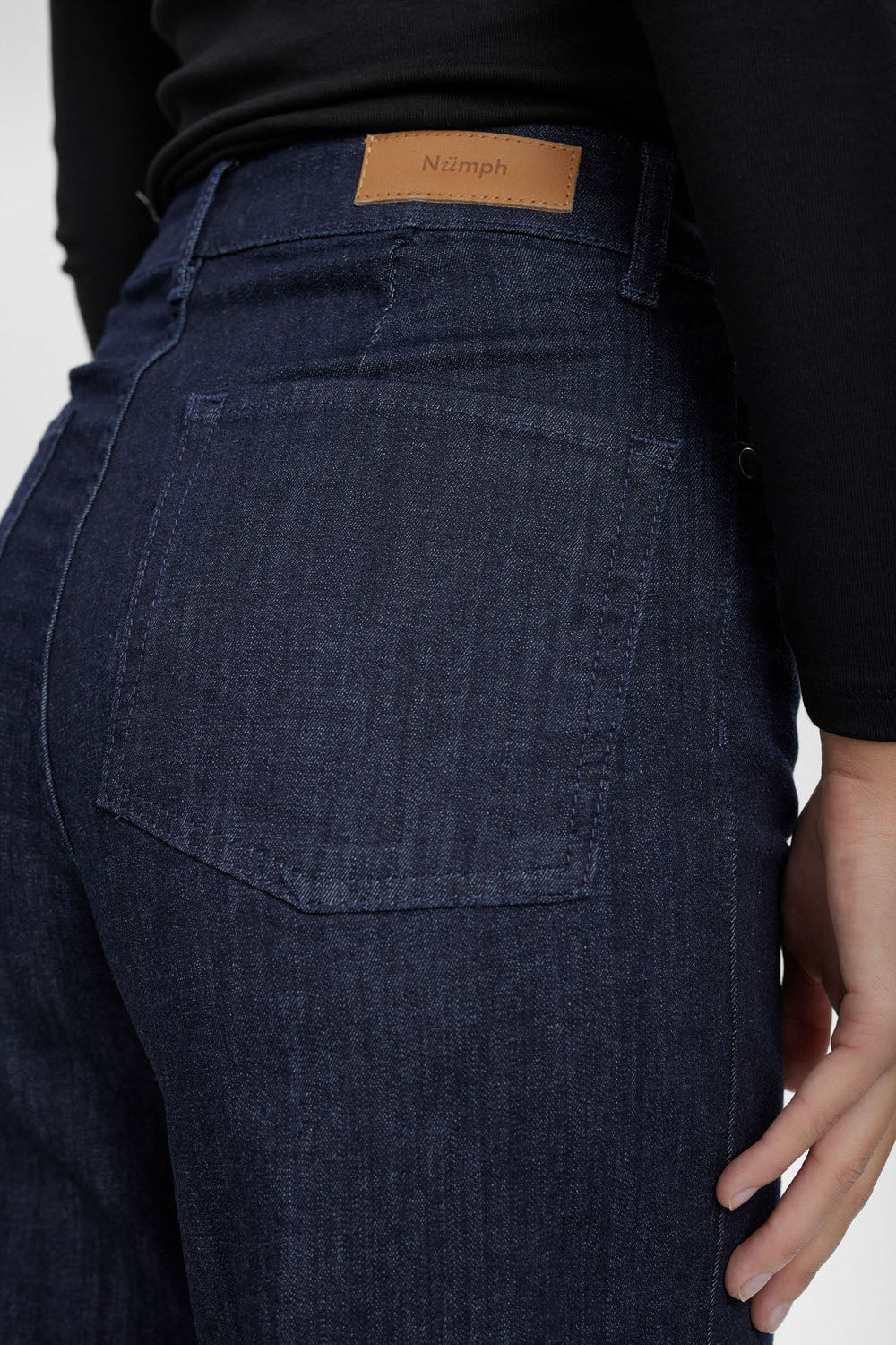 Paris Cropped Jeans Dark Denim