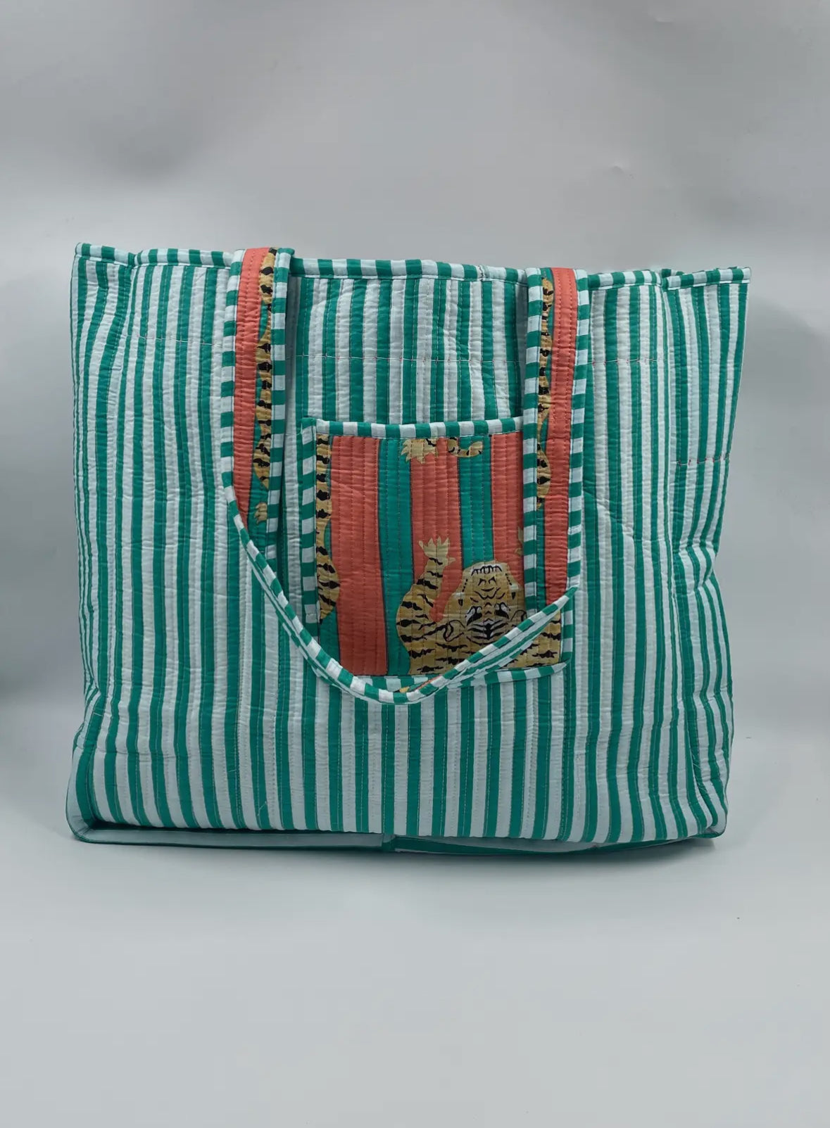 Multicoloured Tigers Tote Bag