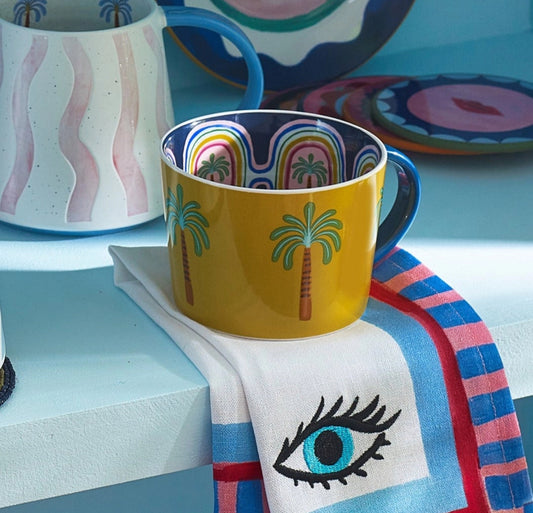 Electric Coast Palm Tree Mug