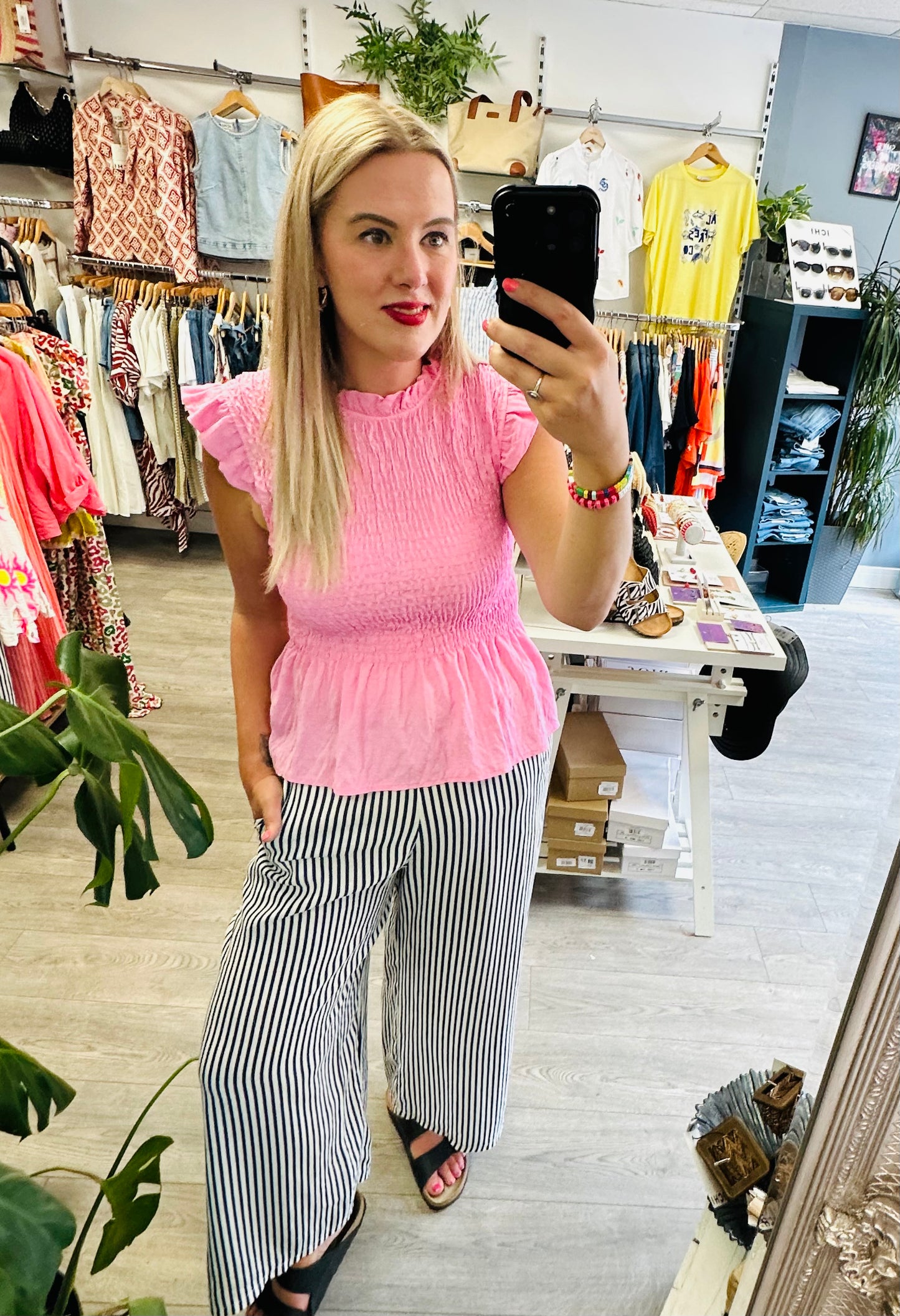 Evie Top Pink