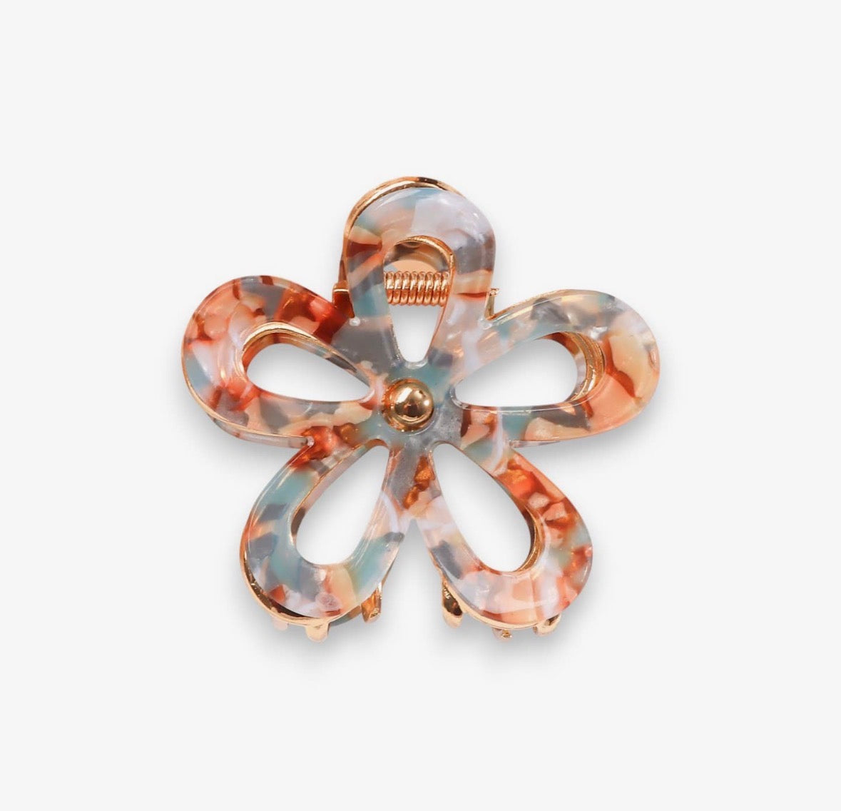 Curved Petal Orange/Blue