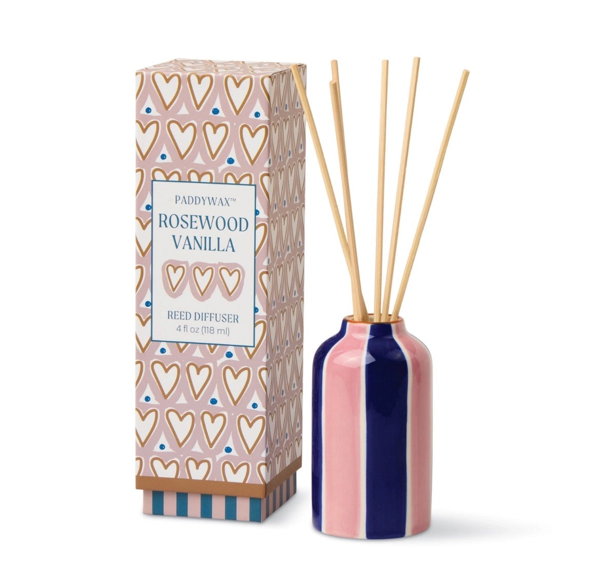 Paddywax A Dopo Hearts Ceramic Diffuser - Rosewood Vanilla - Rogue Boutique UK
