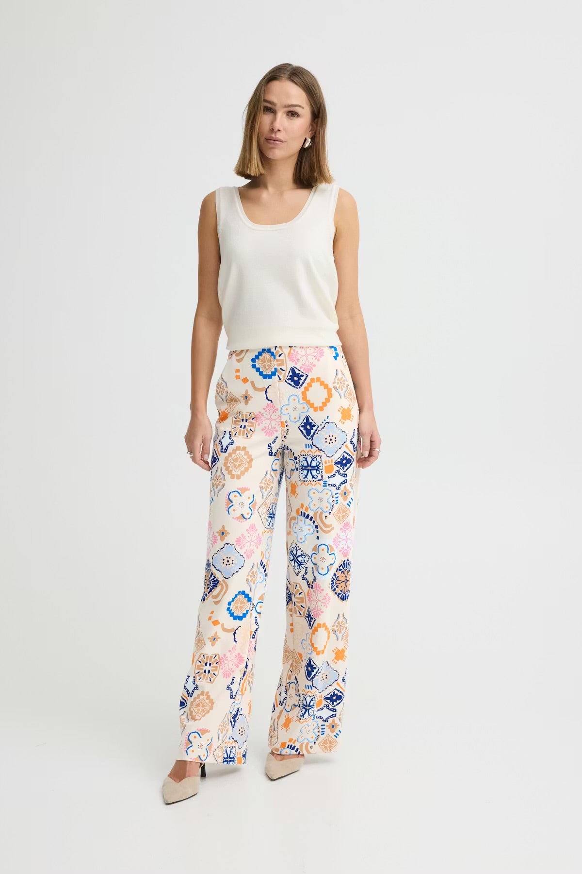 Kate Printed Trousers - Rogue Boutique UK