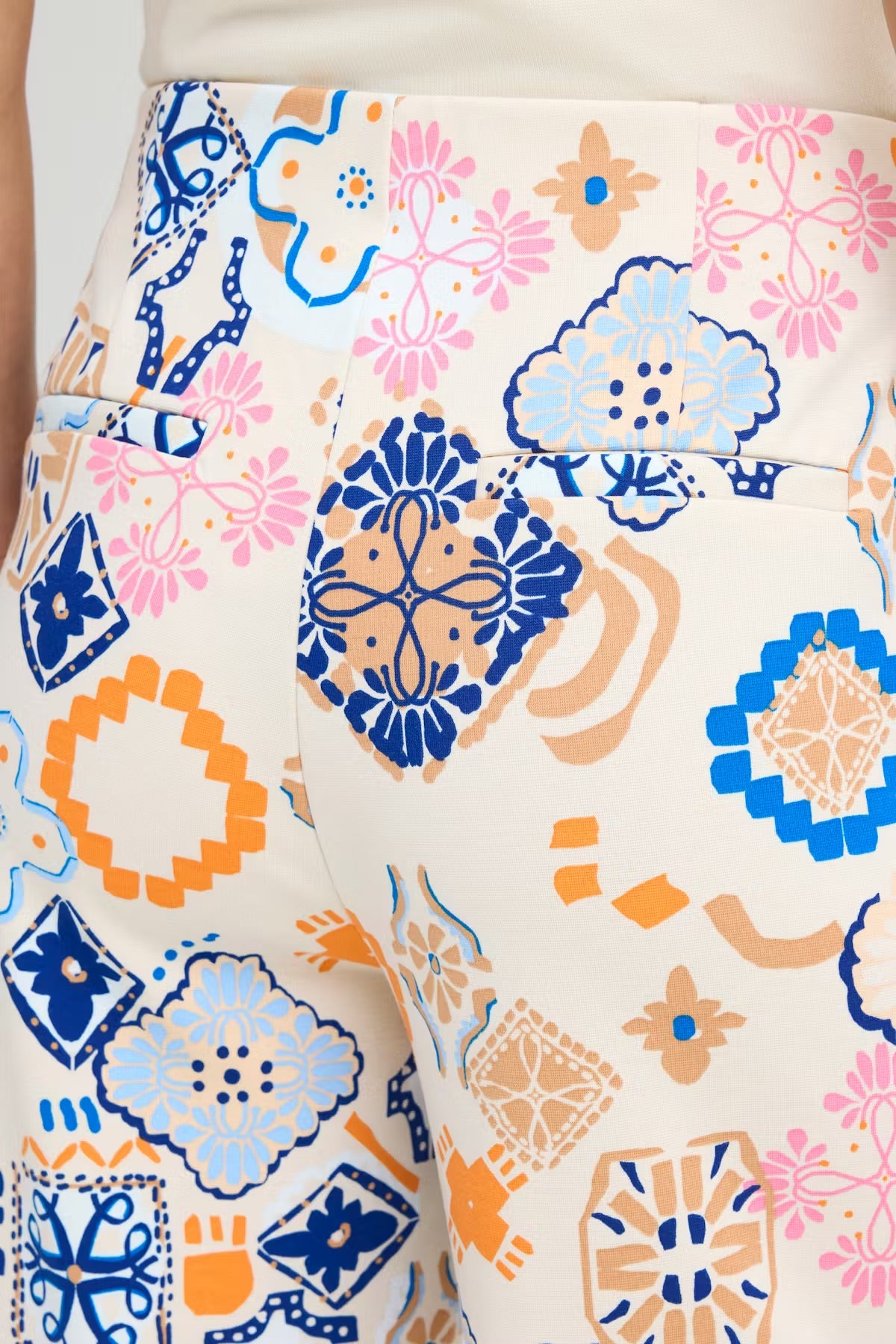 Kate Printed Trousers - Rogue Boutique UK