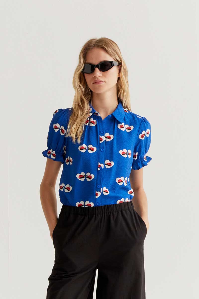 Ladybug Blouse - Rogue Boutique UK