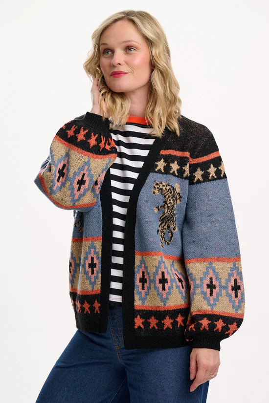 Yvette Climbing Tigers Cardigan