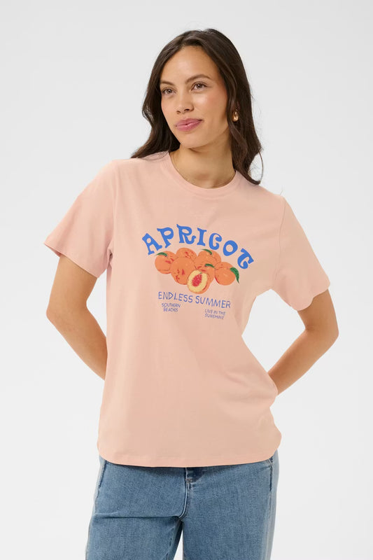 Harda Apricot T-Shirt - Rogue Boutique UK