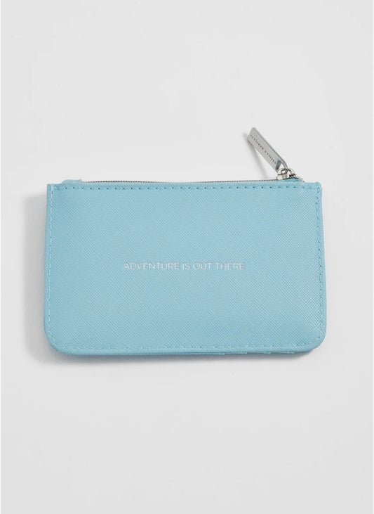 Blue "Adventure" Card Purse - Rogue Boutique UK