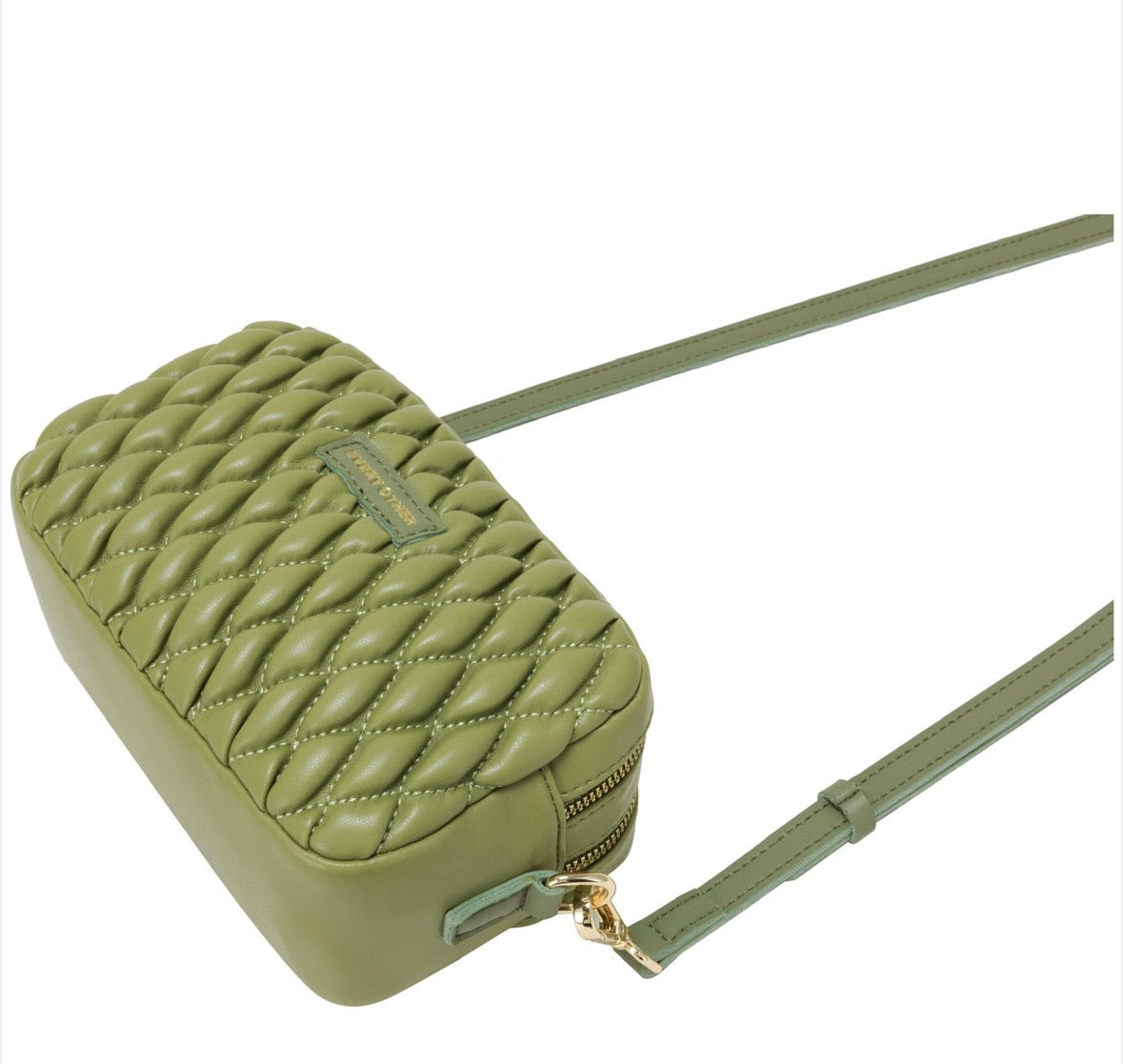 Every Other Quilted Camera Bag Olive - Rogue Boutique UK