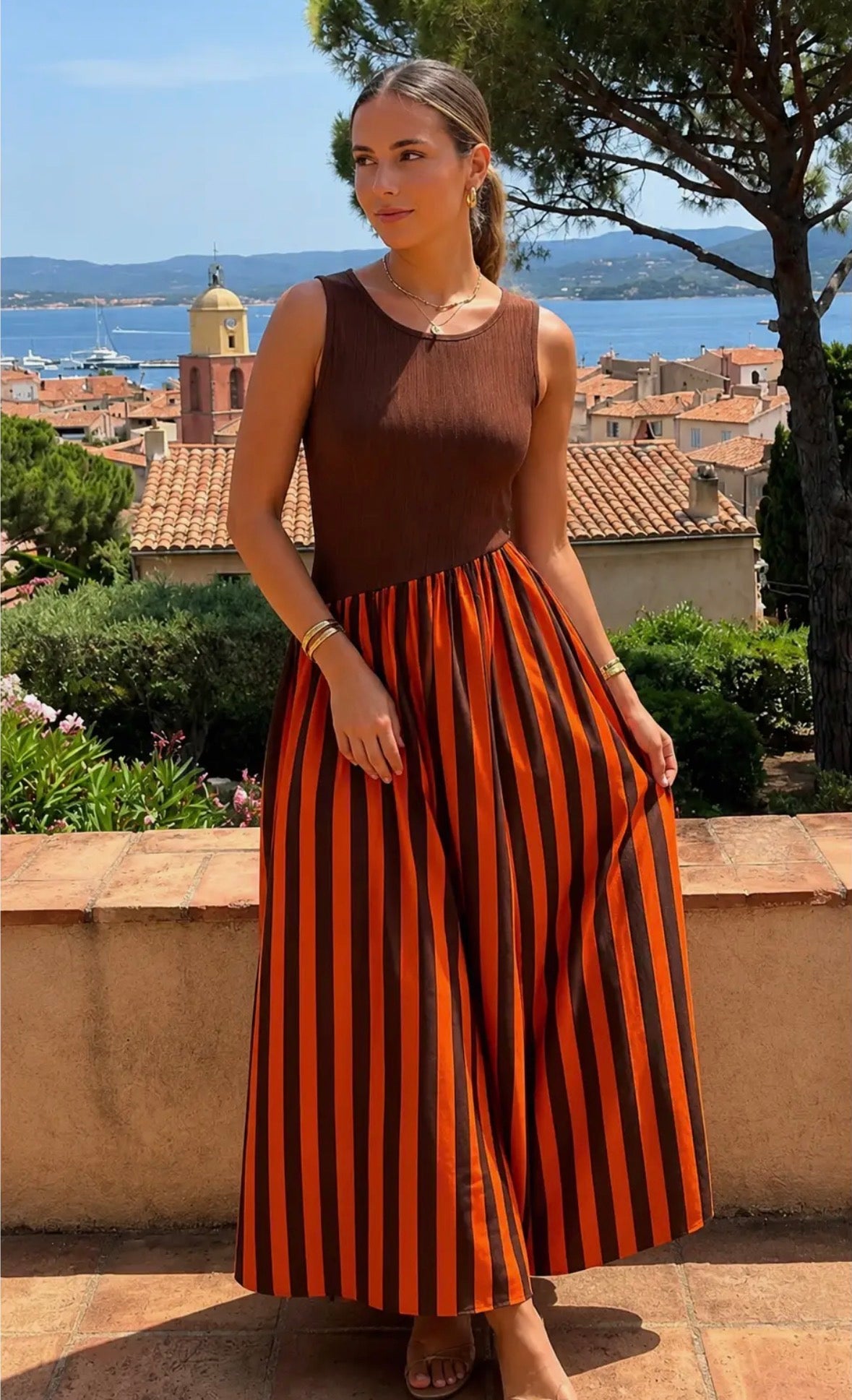 Clara Dress Chocolate