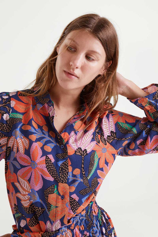 Tigerlily Crepe Shirt