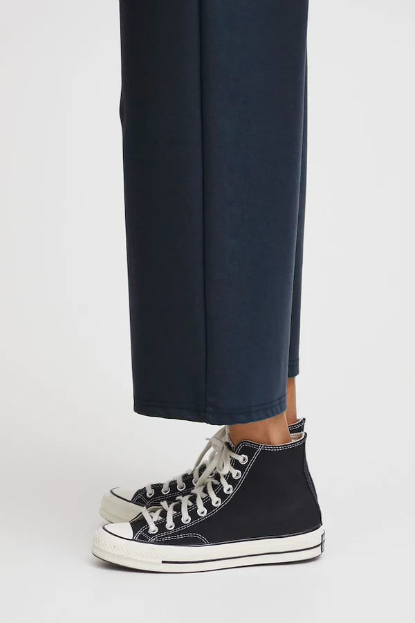Kate cropped Pants Navy - Rogue Boutique UK