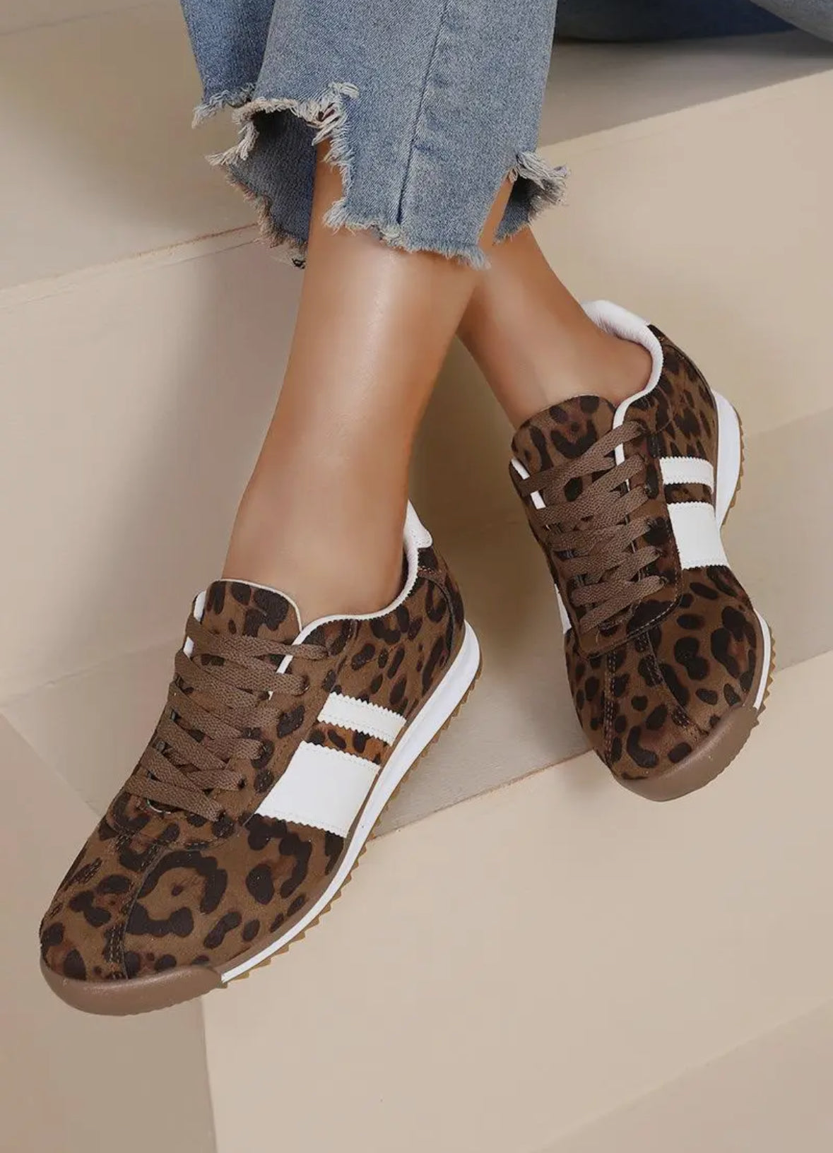 Bailey Leopard Trainers