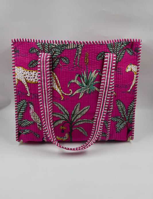 Safari Pink Tote Bag