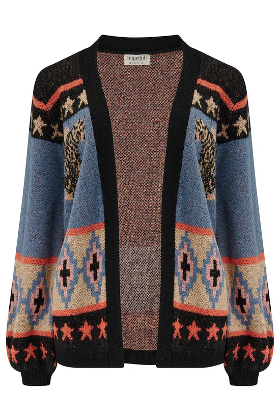 Yvette Climbing Tigers Cardigan