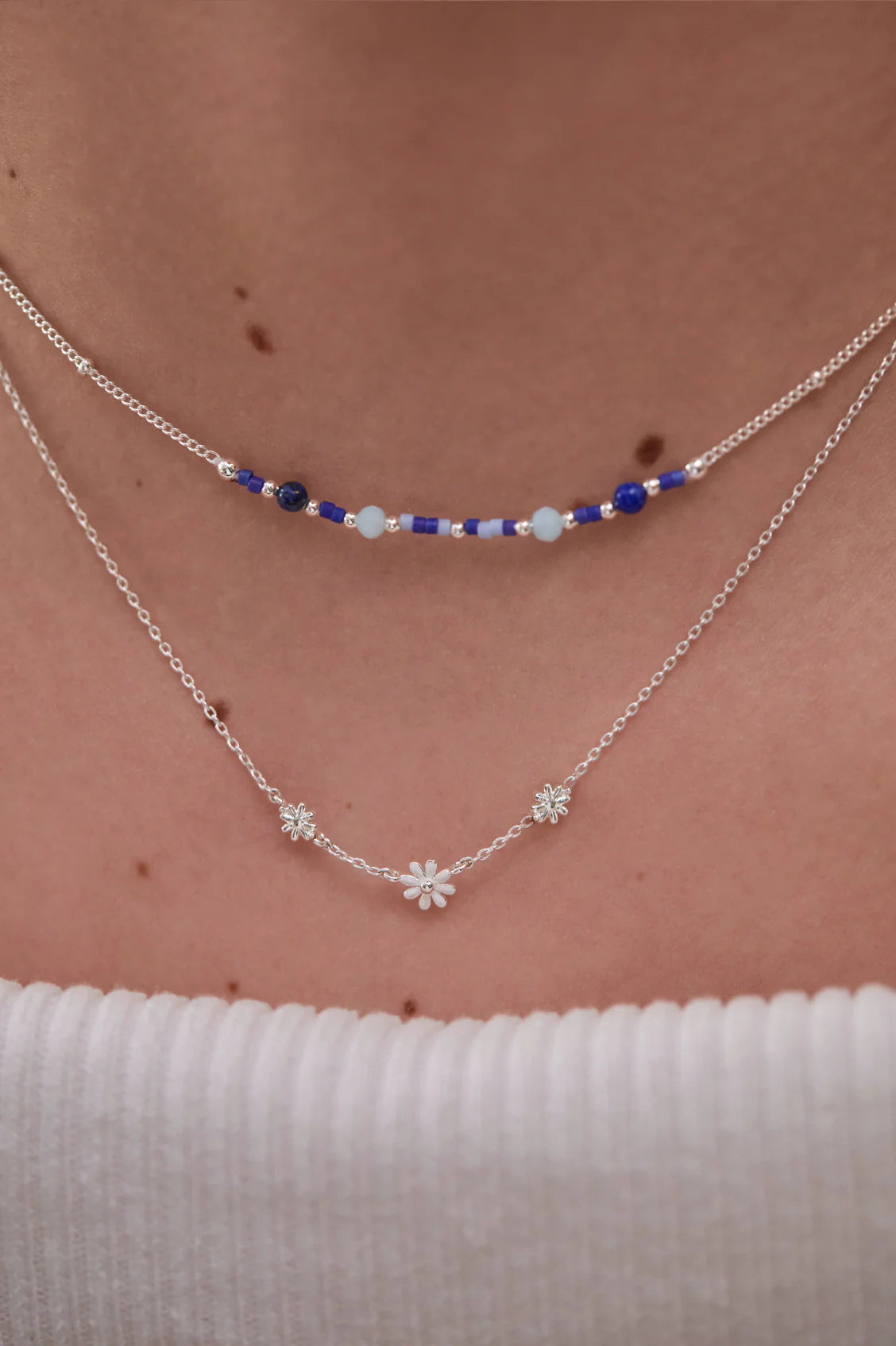 Triple Flower Necklace