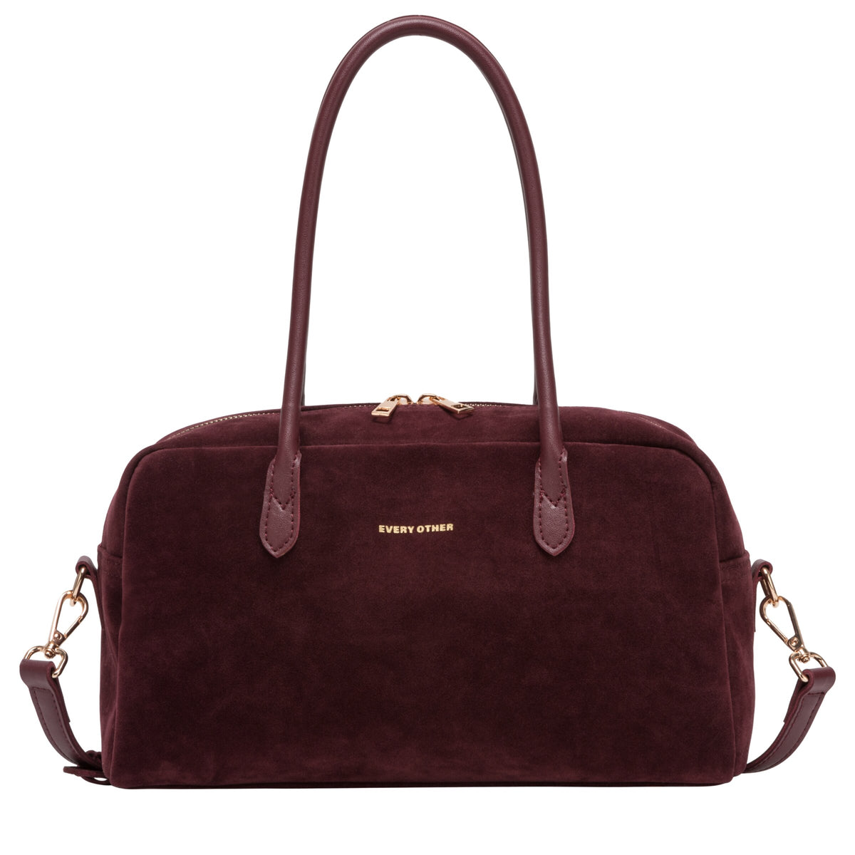 Every Other Suede Bowling Bag