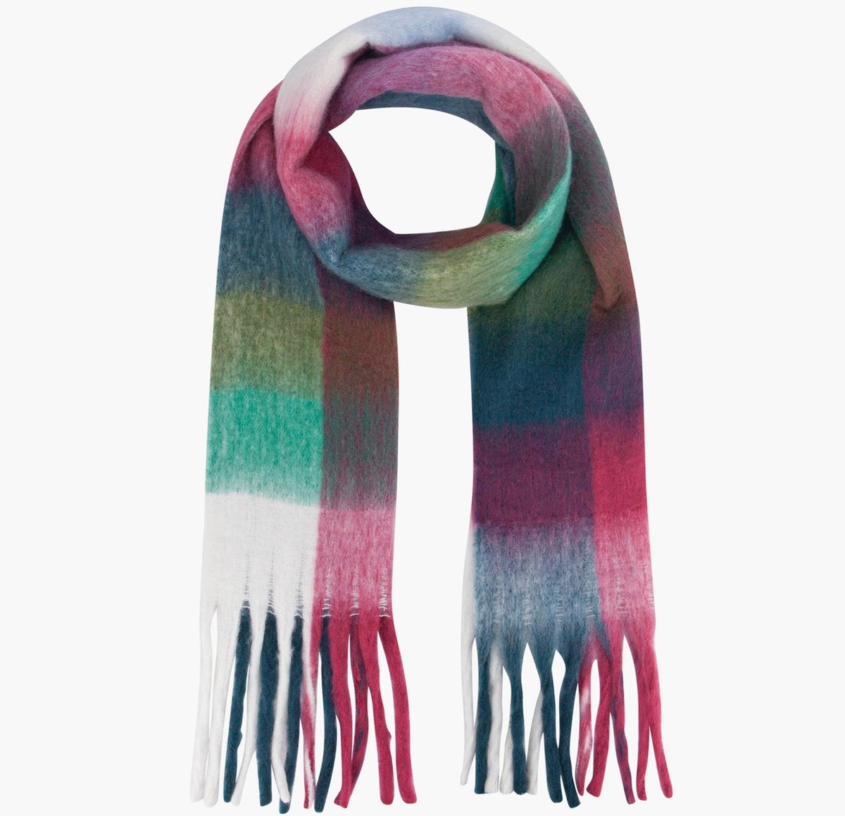 Allie Blue/Multi Scarf - Rogue Boutique UK