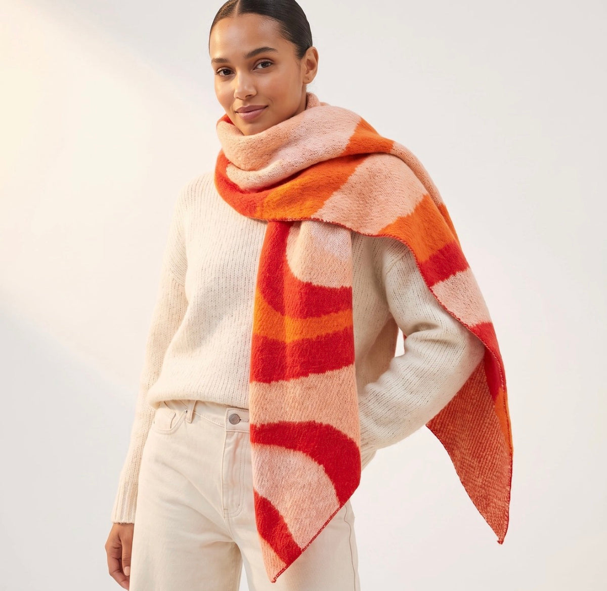 Ramona Orange Scarf - Rogue Boutique UK
