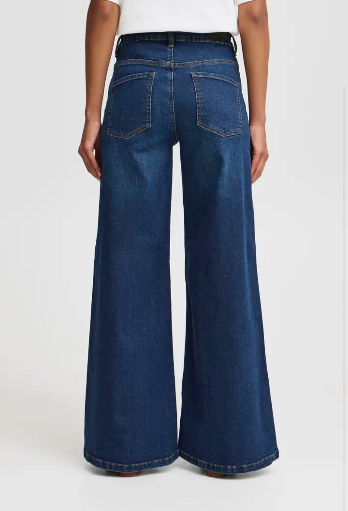 Twiggy Wide Jeans Dark Blue