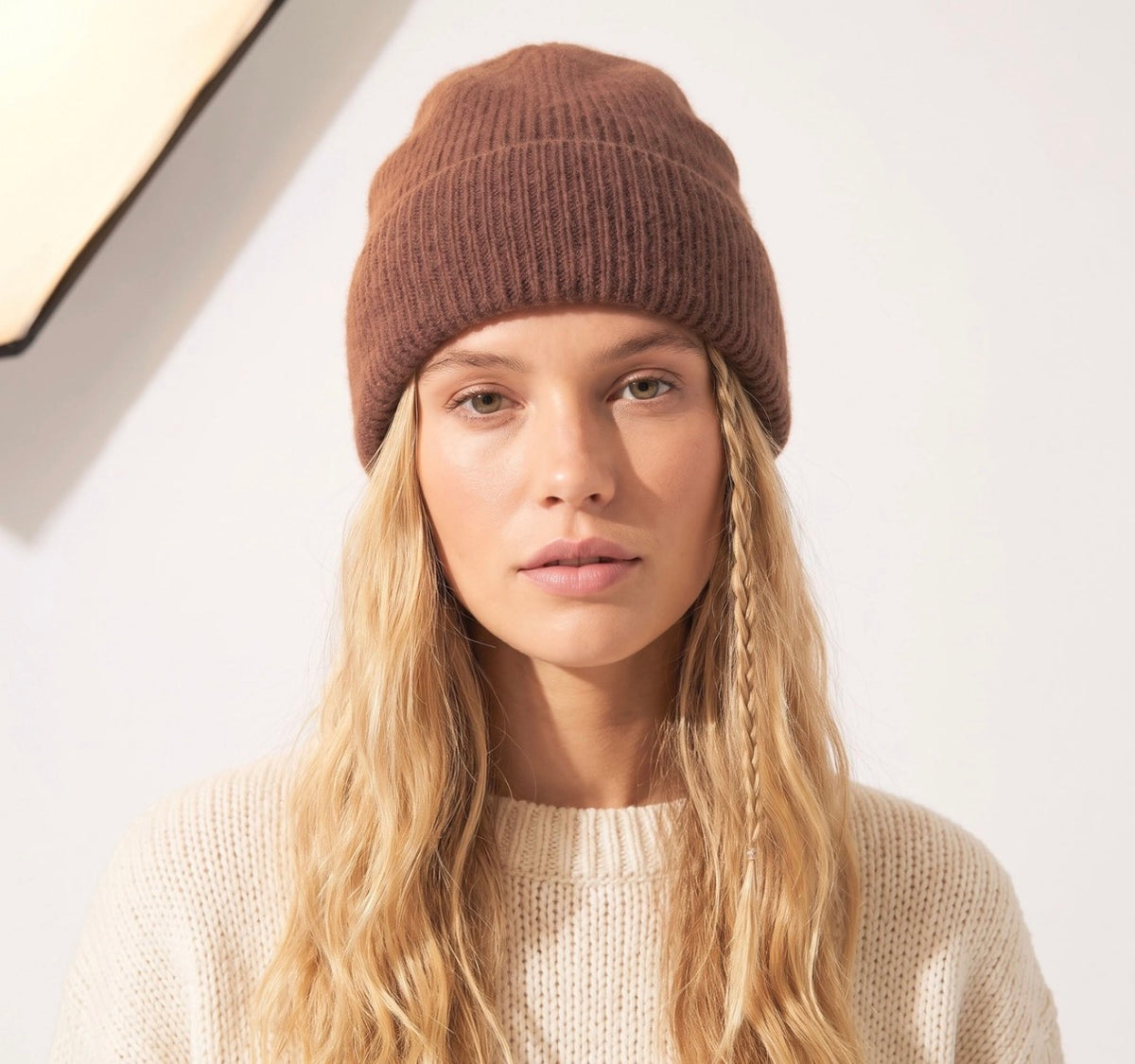 Noelle Brown Beanie - Rogue Boutique UK