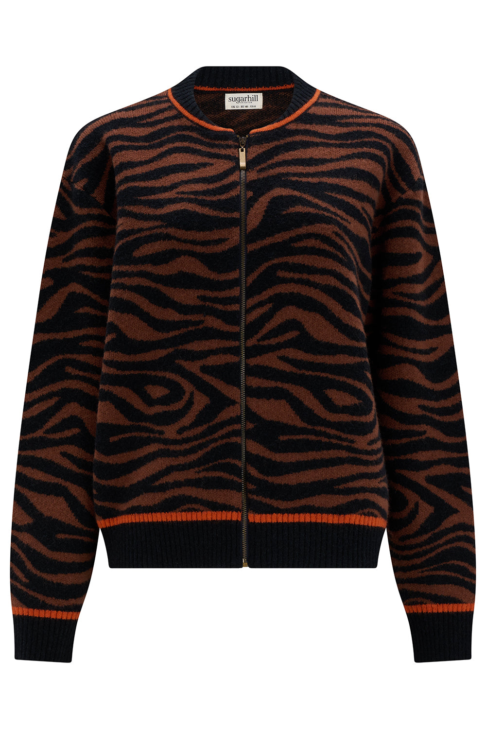 Solana Tiger Knitted Bomber
