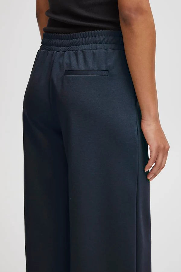 Kate cropped Pants Navy - Rogue Boutique UK