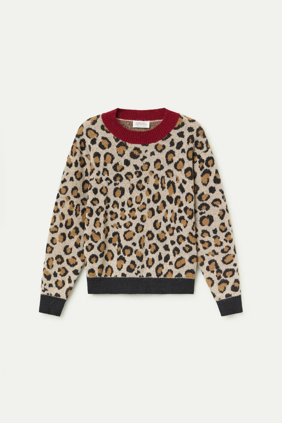 Leopard Jacquard jumper