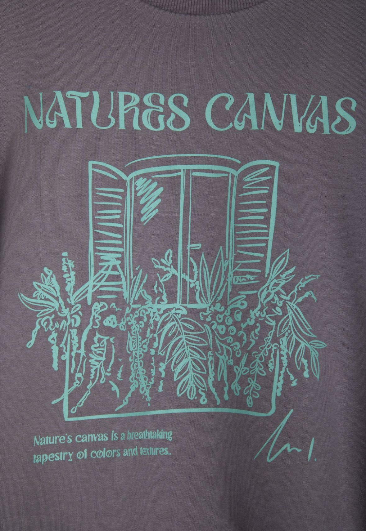 Natures Canvas Sweater - Rogue Boutique UK
