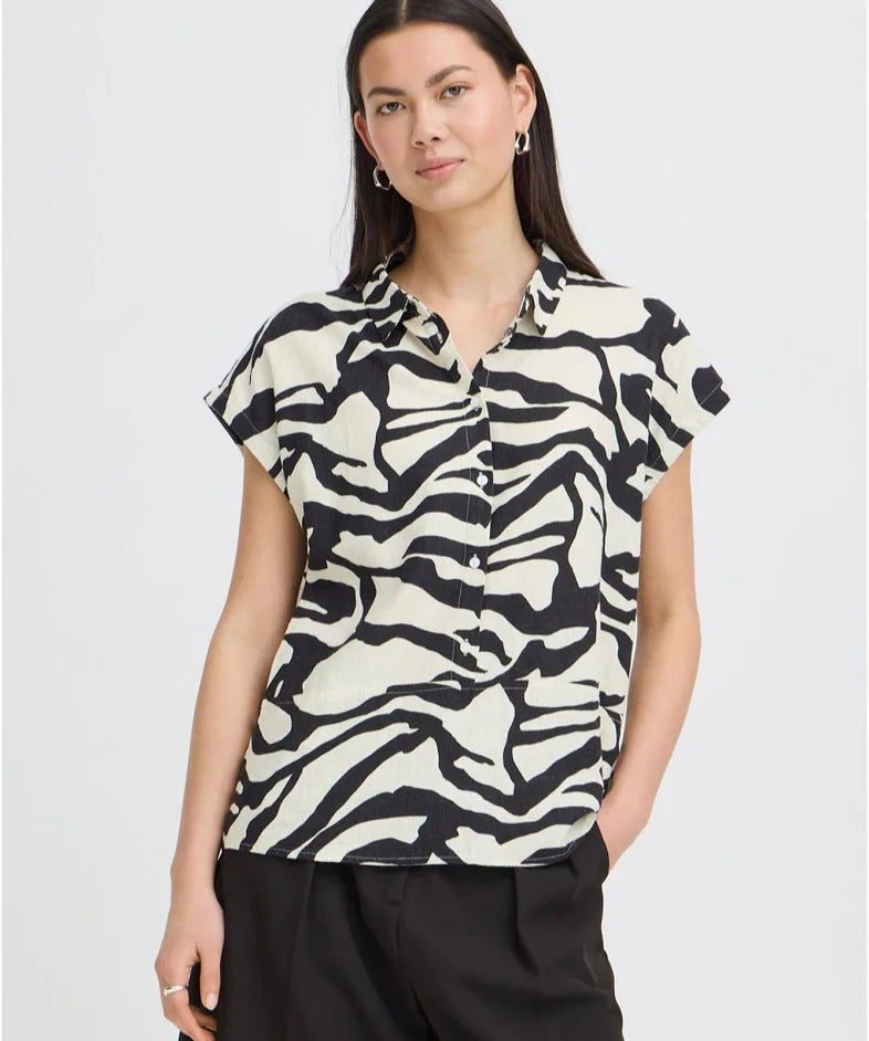 Linno Shirt Animal Print