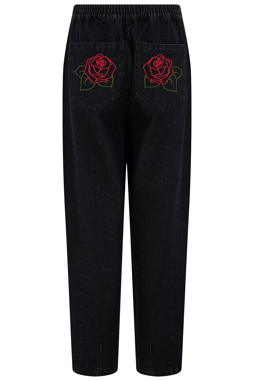 Mila Barrel Denim Trousers