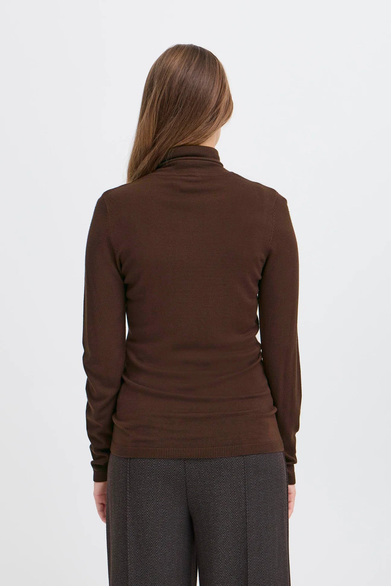 Mafa Roll Neck Jumper Coffee