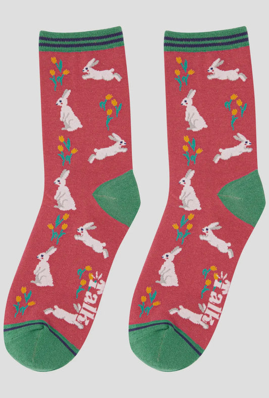 Bunny Rabbit Bamboo Socks