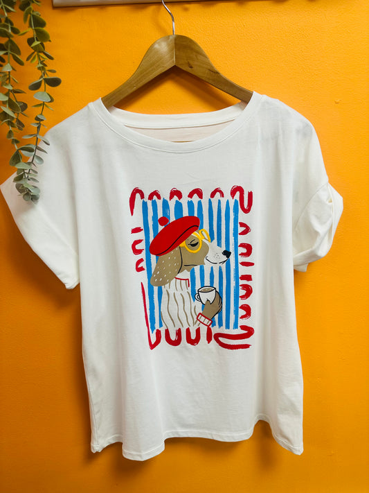 French Dog Tee