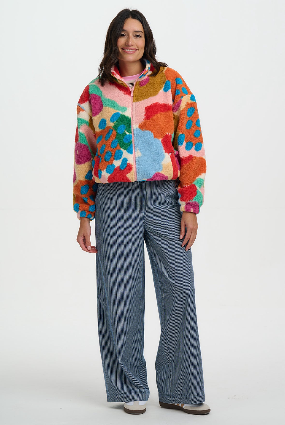 Hartley Abstract Floral Fleece
