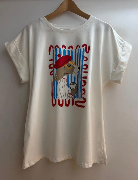 French Dog Tee