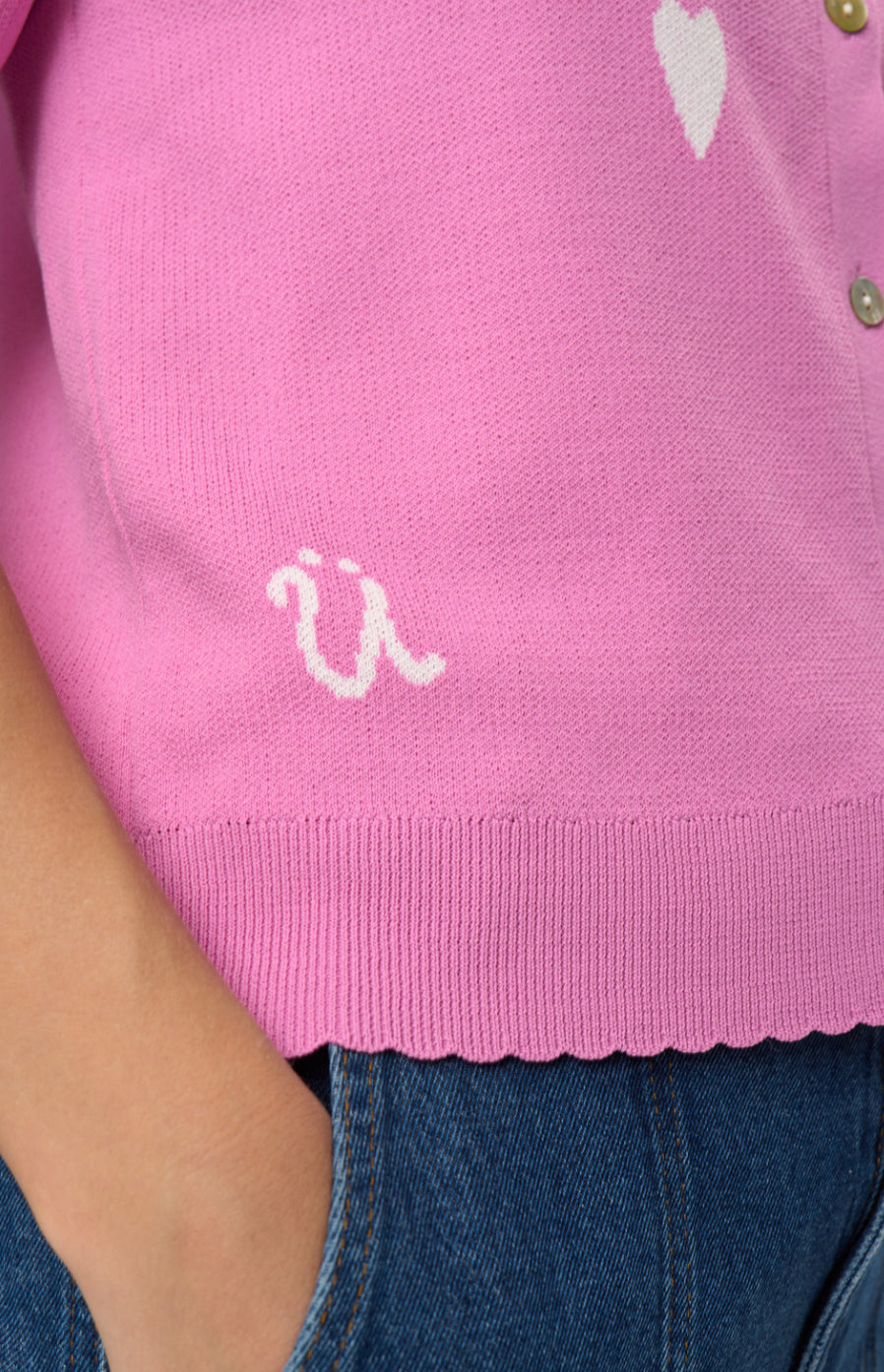 Malitta Cardigan Fuchsia Pink