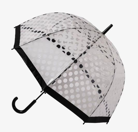 Black Polka Dot Umbrella - Rogue Boutique UK