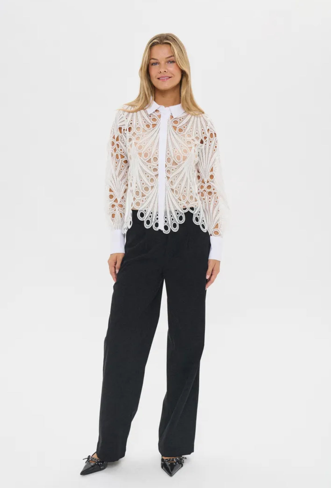 Jilianna Shirt White